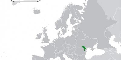 Moldavija lokaciju na svijetu mapu
